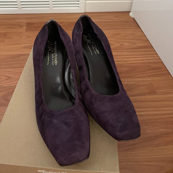 Donald J Pliner - Vintage Purple Velvet Heels - Picture 1 of 5